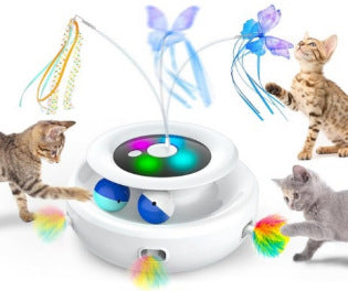 Funny Cat Game Turntable Self-Hi Pet Electric Cat Toy
