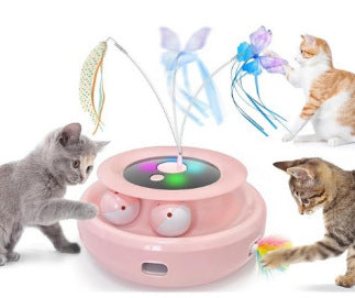 Funny Cat Game Turntable Self-Hi Pet Electric Cat Toy