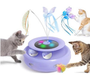 Funny Cat Game Turntable Self-Hi Pet Electric Cat Toy